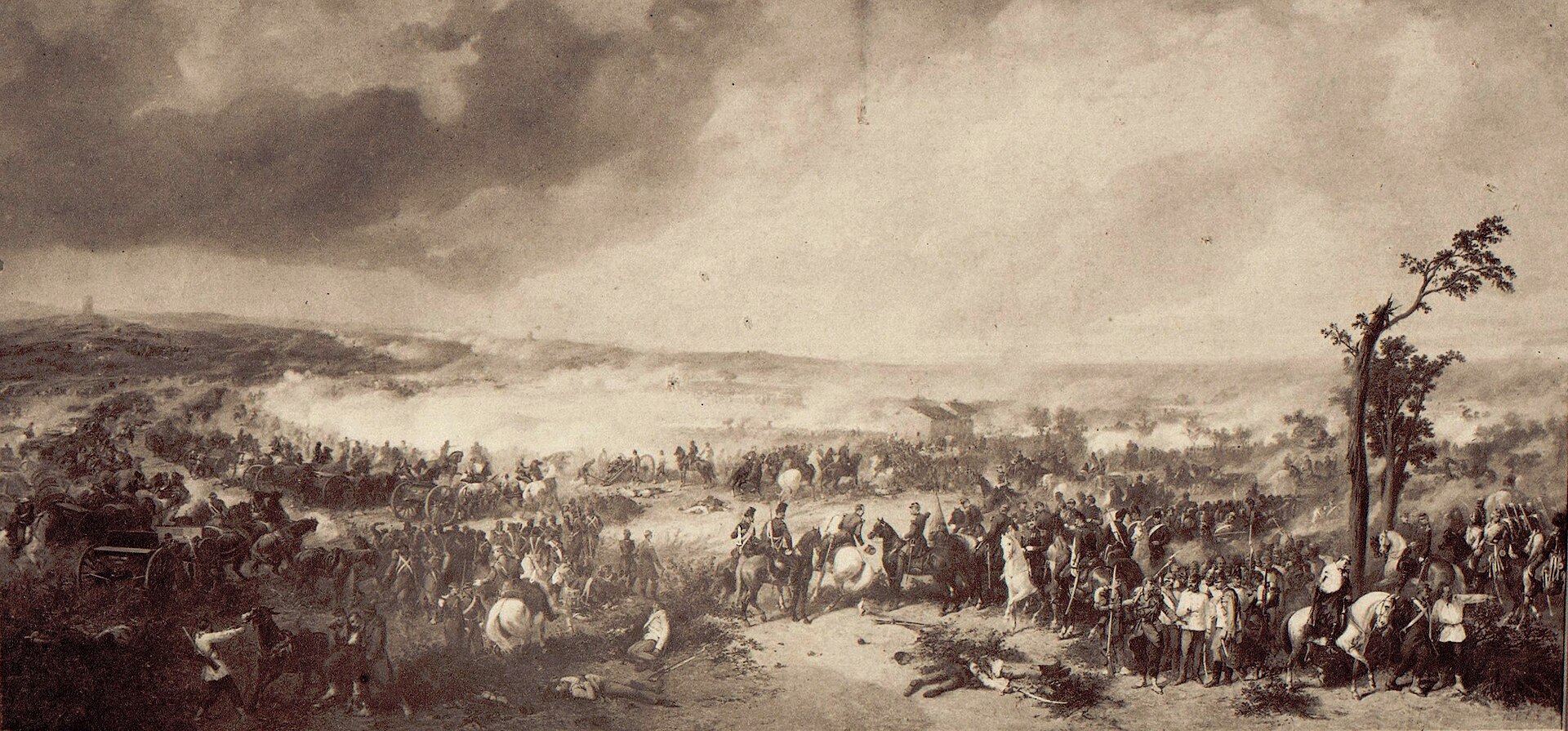 솔페리노 전투를 그린 장아돌프 보세의 그림. 1861년 살롱 출품작이다 (위키미디어 공용, 퍼블릭 도메인)